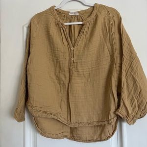Free People X CP Shades Top XS
Oversized Mustard color